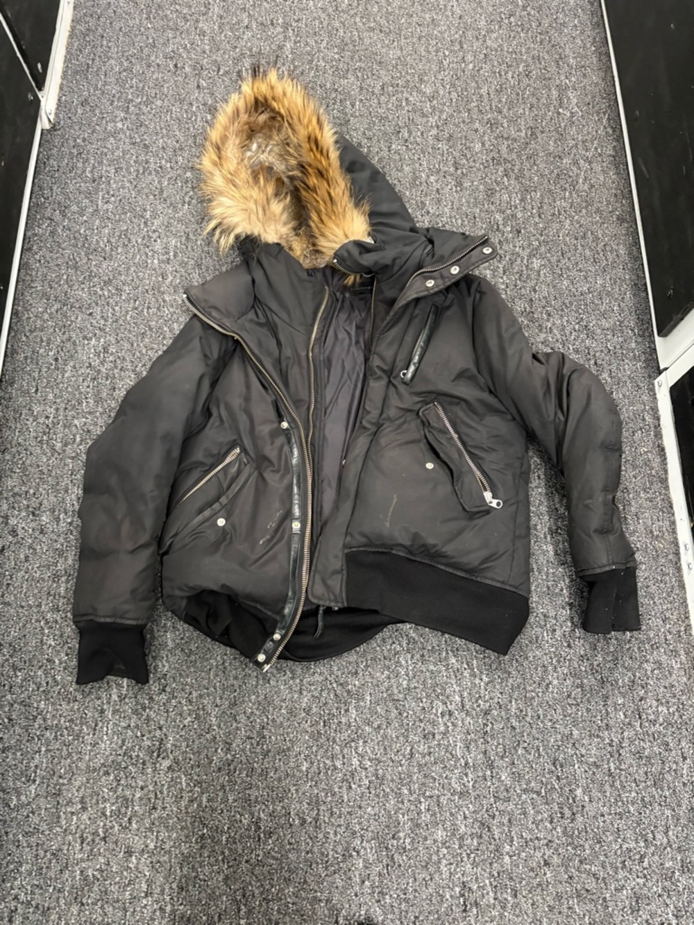 Mackage Down Coat size 40 black